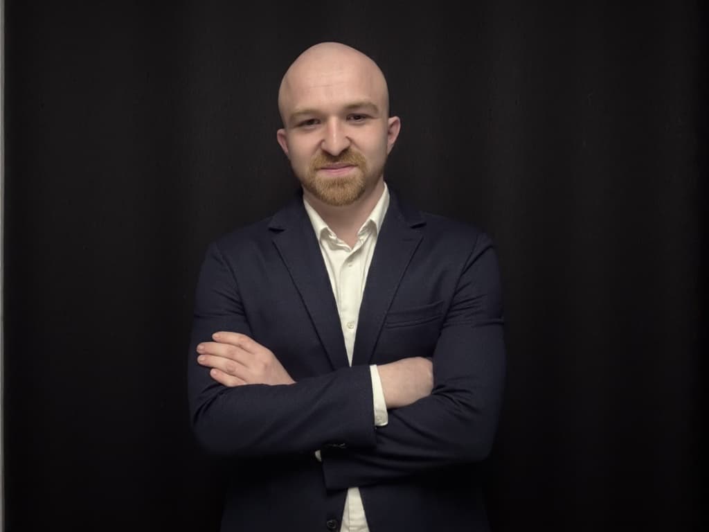 Porträt von Luca Sorci, Gründer von Klarteq